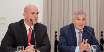 Meyer y Morales con la prensa de Jujuy
