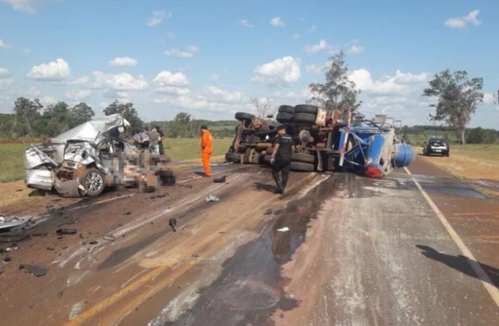 Un muerto y dos heridos por accidente sobre la ruta 105