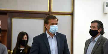 Rodolfo Suarez y Ana María Nadal, Mendoza\u002E Foto: Prensa Gobierno\u002E