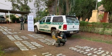 La droga estaba oculta en una zona ribereña\u002E