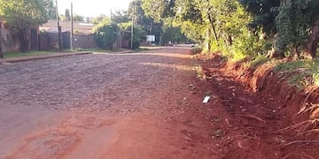 En dos calles del barrio Santa Rosa faltan trabajos para facilitar el traslado de Mili\u002E