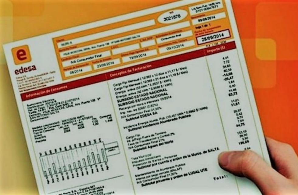 La factura de la luz aumentará un 21.78% en Salta