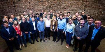 Fernández, Kicillof y Massa, se reunieron con intendentes bonaerenses\u002E Foto Rolando Andrade\u002E