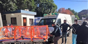 Donaron al Hospital de Chilecito innovadoras cápsulas sanitarias