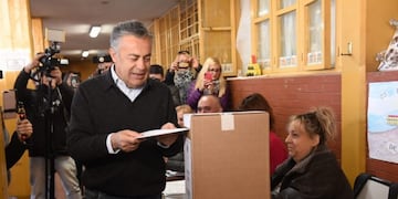 Votó Alfredo Cornejo- Elecciones PASO 2019 en Mendoza