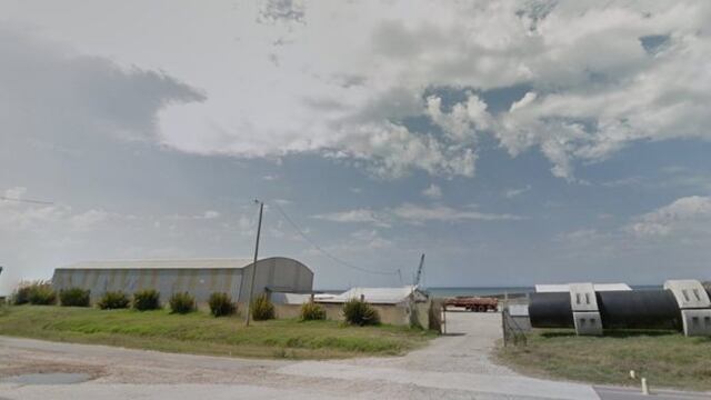 El lugar donde murio ahogado el niño en Mar del Plata