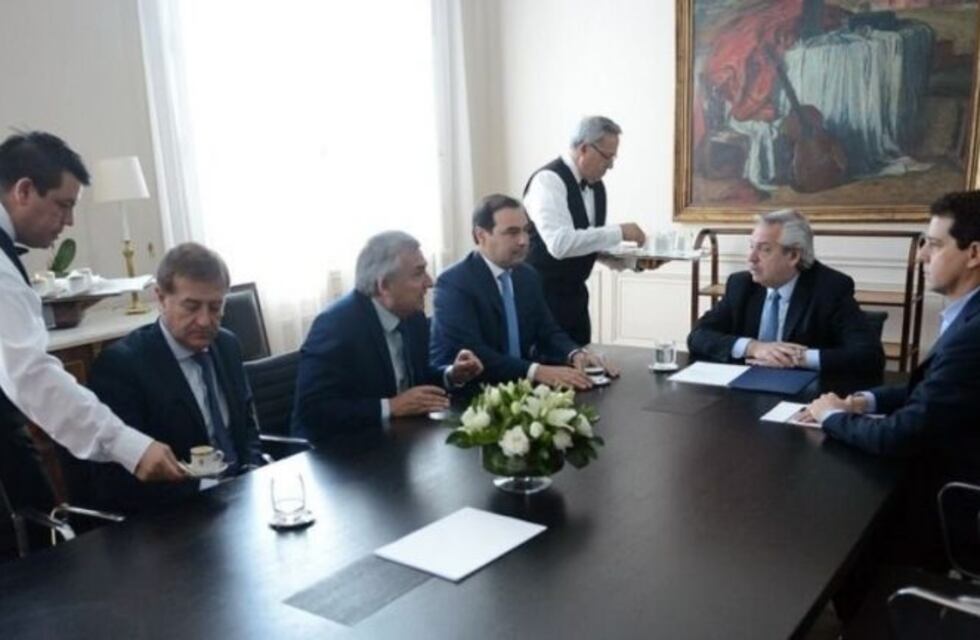 Gustavo Valdés se reunió con Alberto Fernández