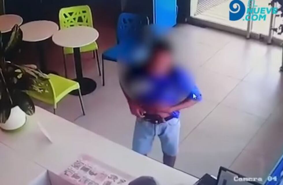 Así robaron una heladería en Guaymallén