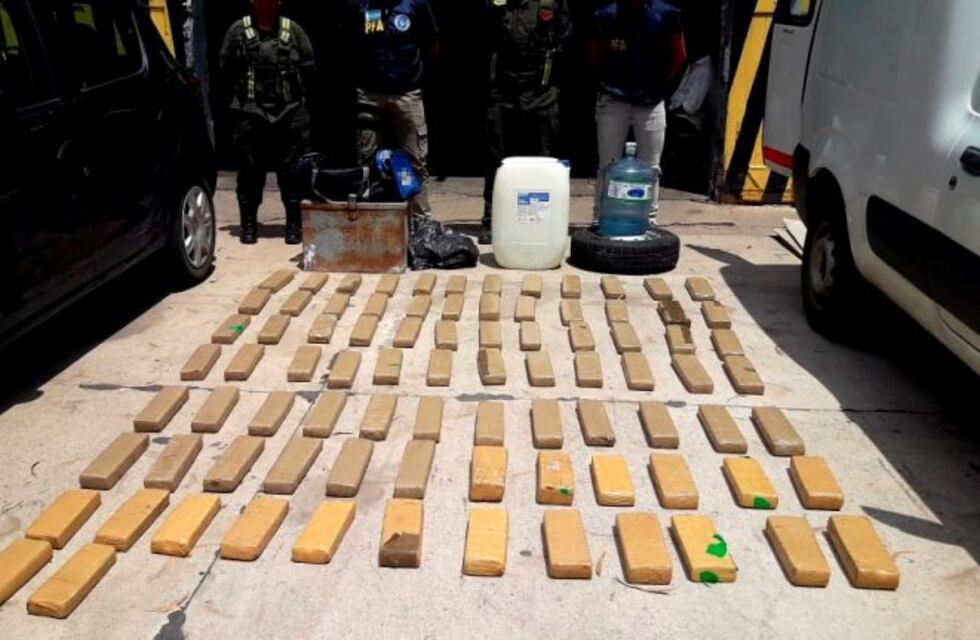 Secuestraron más de 70 kilos de marihuana en Las Termas