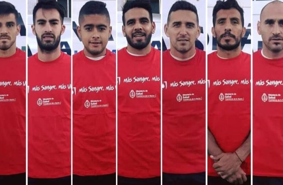 Jugadores de Central Córdoba se pusieron la camiseta de la donación de sangre