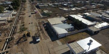 Construcción ruta a Rivadavia