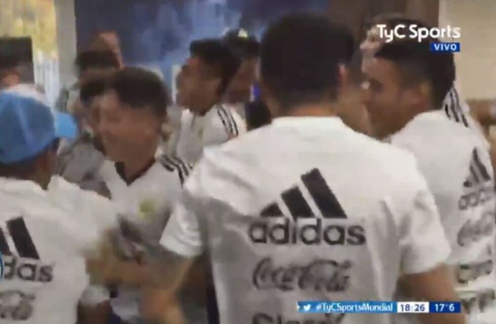 Así recibieron los sparrings al plantel argentino tras la victoria ante Nigeria