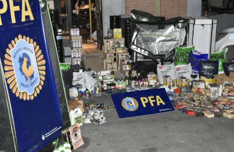 Otro millonario allanamiento en un local del "narco top" sanjuanino