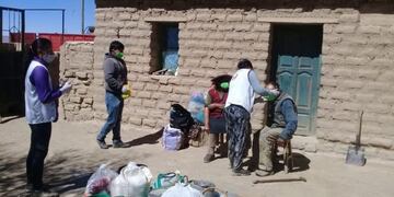 Personal de salud trabaja en los barrios de Jujuy