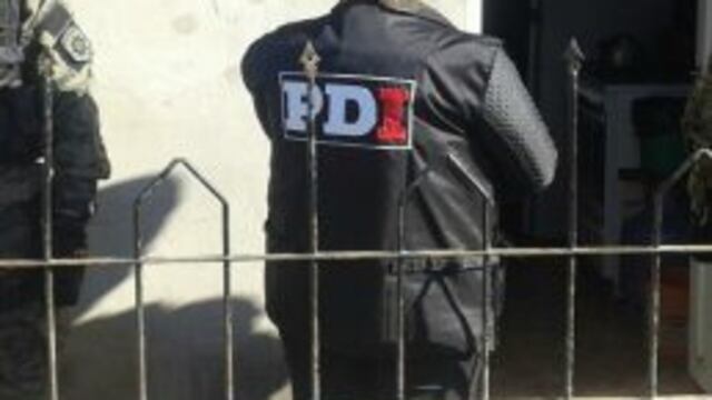 El operativo fue realizado por la Policu00eda de Investigaciones.