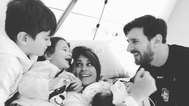 La primera foto de Anto, Lio, Mateo, Thiago y Ciro Messi\u002E