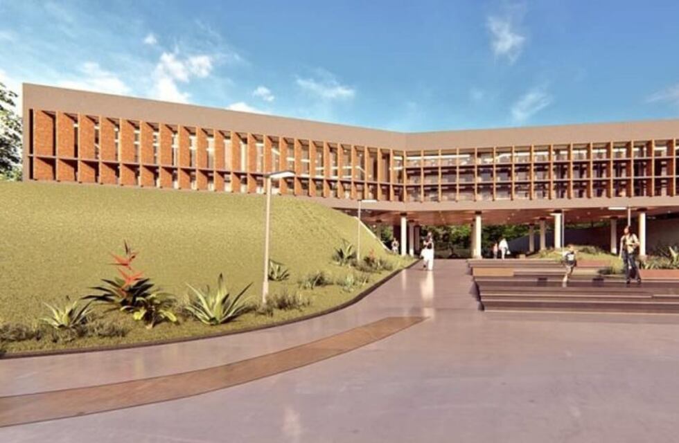 Comenzó la construcción del nuevo edificio municipal en Montecarlo