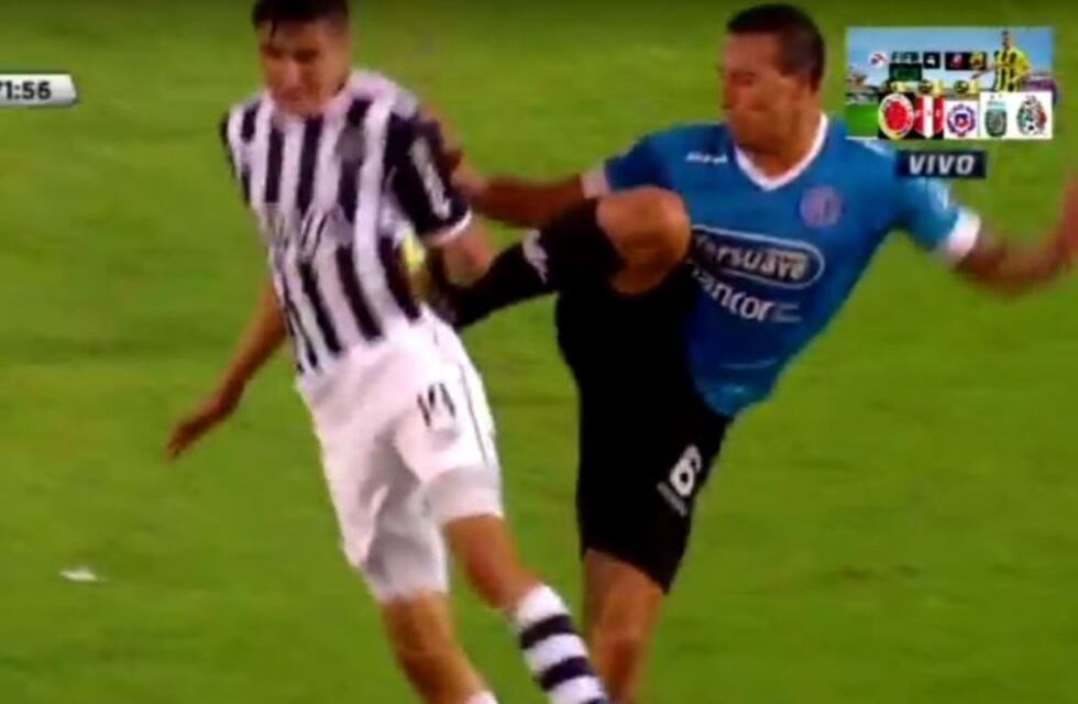 Superclásico: la patada de Lemma a Tenaglia que le valió la roja