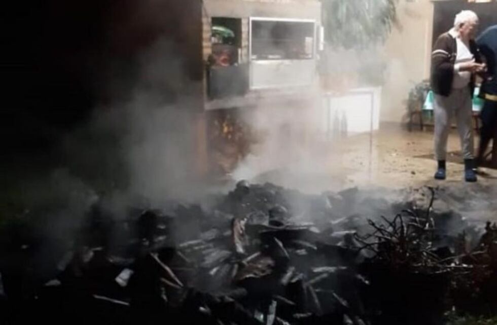 La rápida reacción de un abuelo evitó un incendio de mayores proporciones