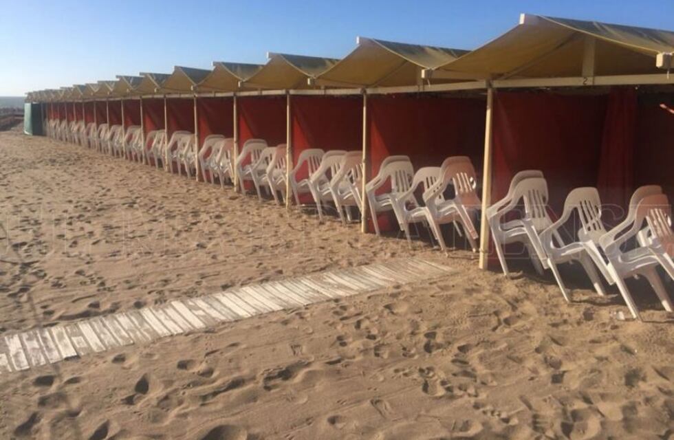 Comenzó el desarme de los balnearios de las playas de Mar del Plata