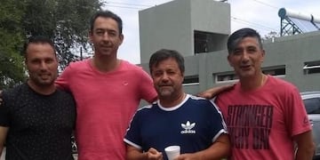 El Flaco y Caruso, el fútbol los junta\u002E