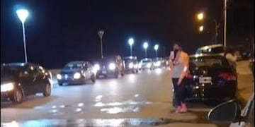 Caleta Olivia apoyó con un bocinazo al doctor Acuña Kunz