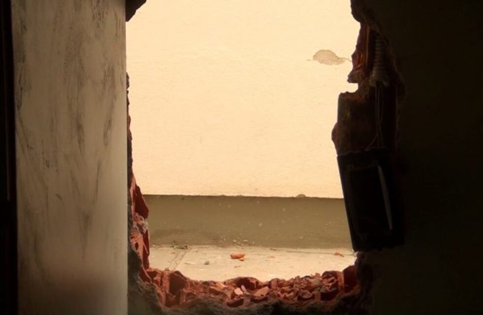 Realizaron un boquete en la Cooperativa de Santiago Temple