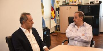 Por el Día del Militante, Daniel Scioli visitó Comodoro Rivadavia