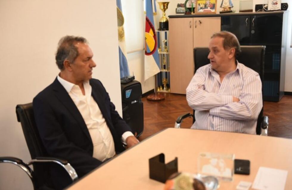 Por el Día del Militante, Daniel Scioli visitó Comodoro Rivadavia