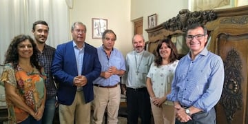 El obispo de La Rioja recibió a Legisladores de Cambiemos- Fuerza Cívica Riojana