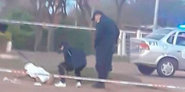 La escena del crimen donde asesinaron a Viera\u002E