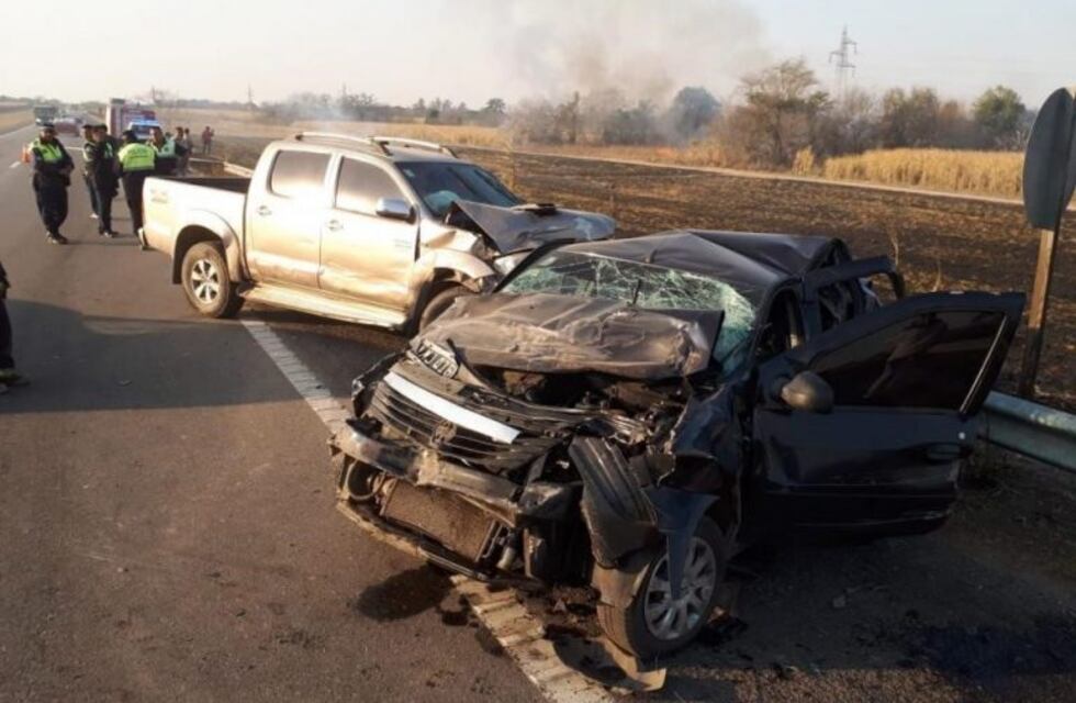 Un choque en cadena se produjo en la ruta 38