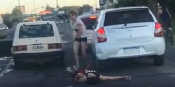 Pelea de tránsito en Gonnet\u002E