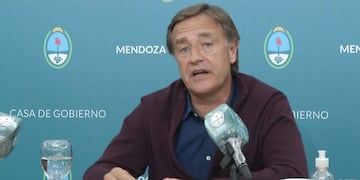 Rodolfo Suarez, gobernador de Mendoza\u002E