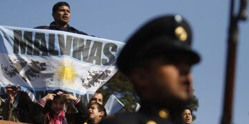 Los veteranos de guerra de Malvinas enojados con las características del acto por el Día de la bandera\u002E (Archivo)