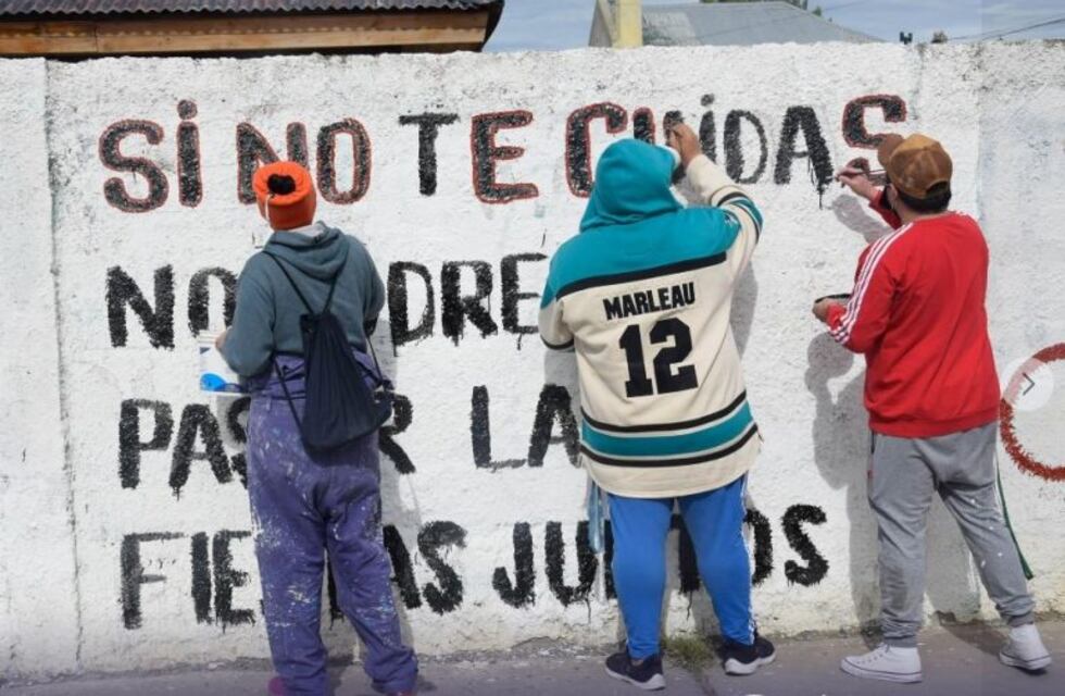 Realizan murales de concientización sobre coronavirus