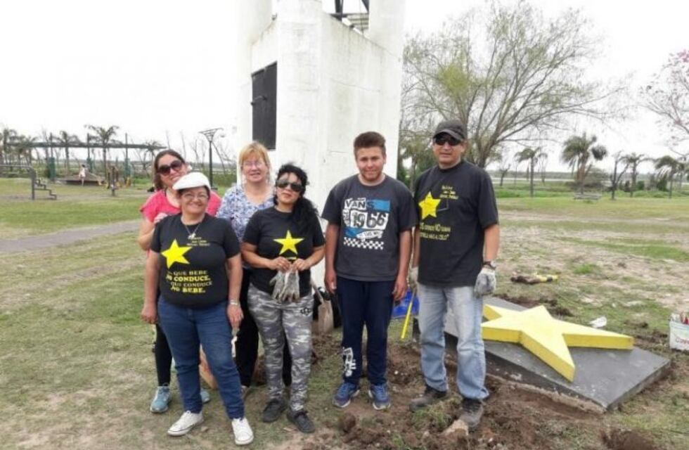 Restauraron el monolito de Estrellas Amarillas y habrá jornada de concientización el Día de la Virgen
