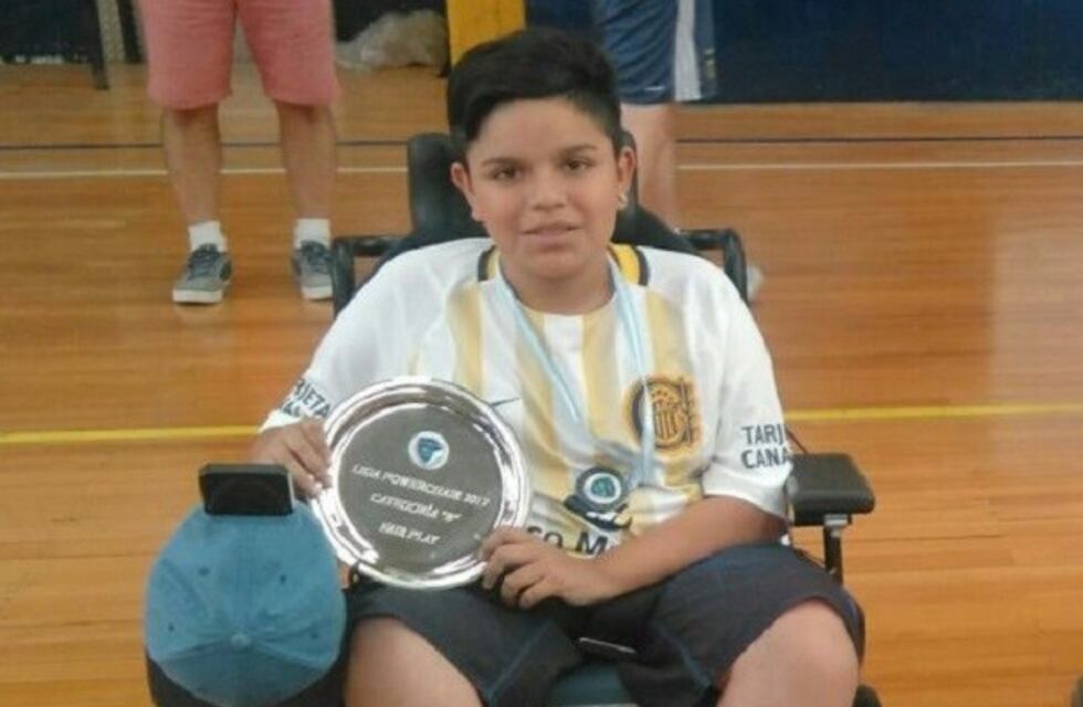 Bruno recibió su silla de ruedas profesional y sueña con el Mundial de Powerchair Football