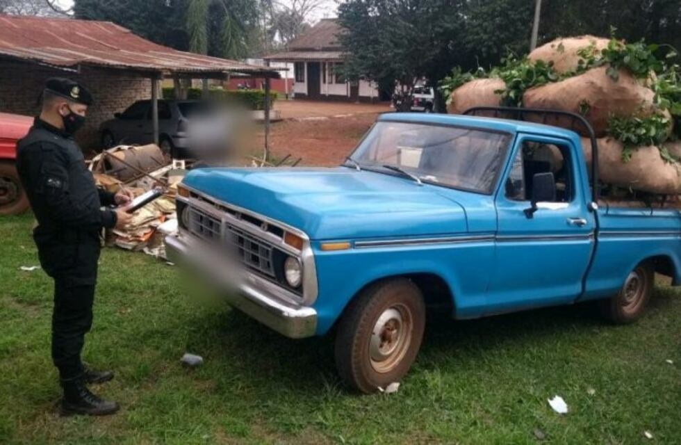 Sorprenden a cinco personas con yerba mate robada y terminaron detenidos