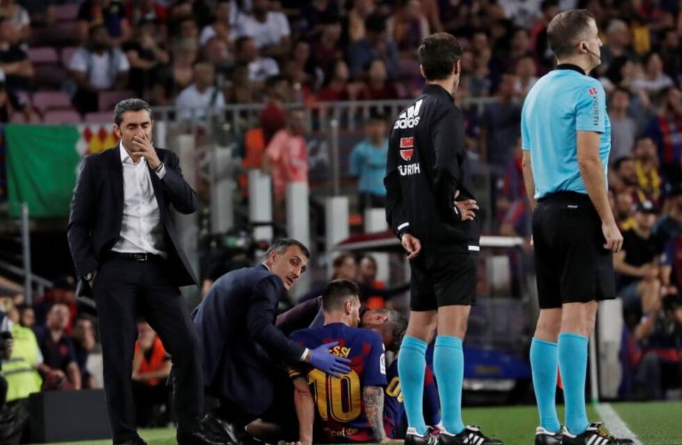 Ernesto Valverde, sobre Lionel Messi: "No sé cuánto tiempo puede estar de baja"
