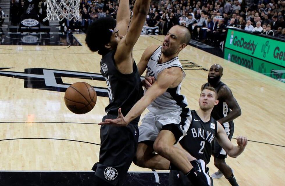 Con 11 tantos de Ginóbili, los Spurs se impusieron ante los Nets