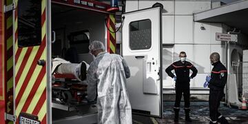 Un pacientes sospechoso de coronavirus en Francia\u002E (AFP)