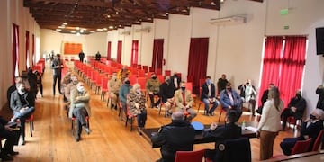 Policía Federal y Consejo de Seguridad de Gualeguaychú\nCrédito: Ig Arrozogaray