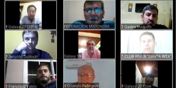 Los directivos aprovecharon la plataforma Zoom para la reunión\u002E