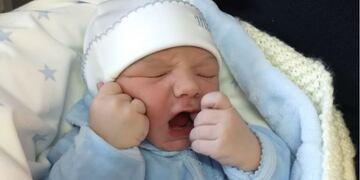 El hijo de Llamosas nació este miércoles\u002E
