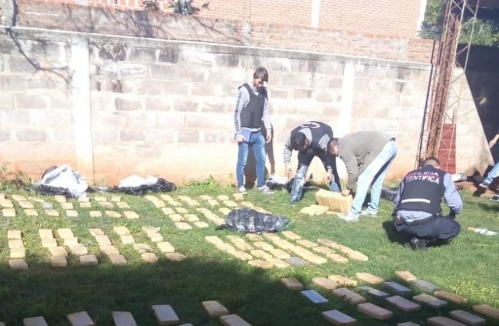 Casa narco en el barrio Santa Rita