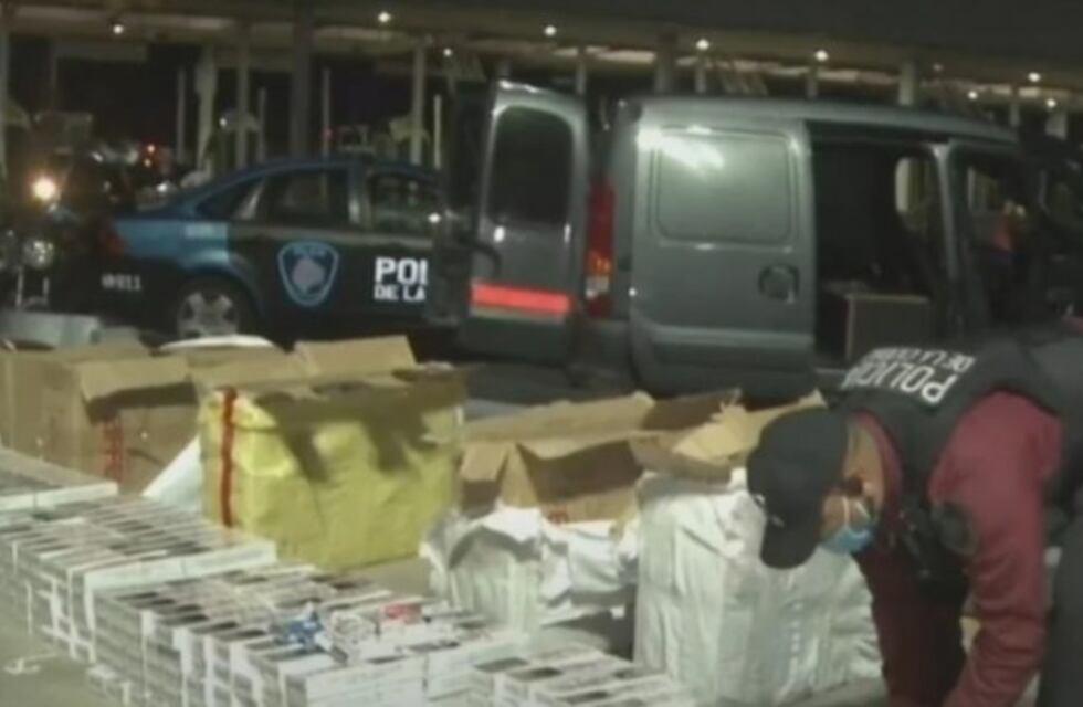 Detuvieron a un hombre que transportaba un millón de pesos en cigarrillos de manera ilegal