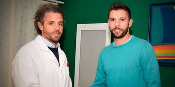 Revisión médica de Leandro Grimi