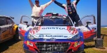 Domínguez ganó la primera fecha del Rally Sudamericano\u002E (El Territorio)