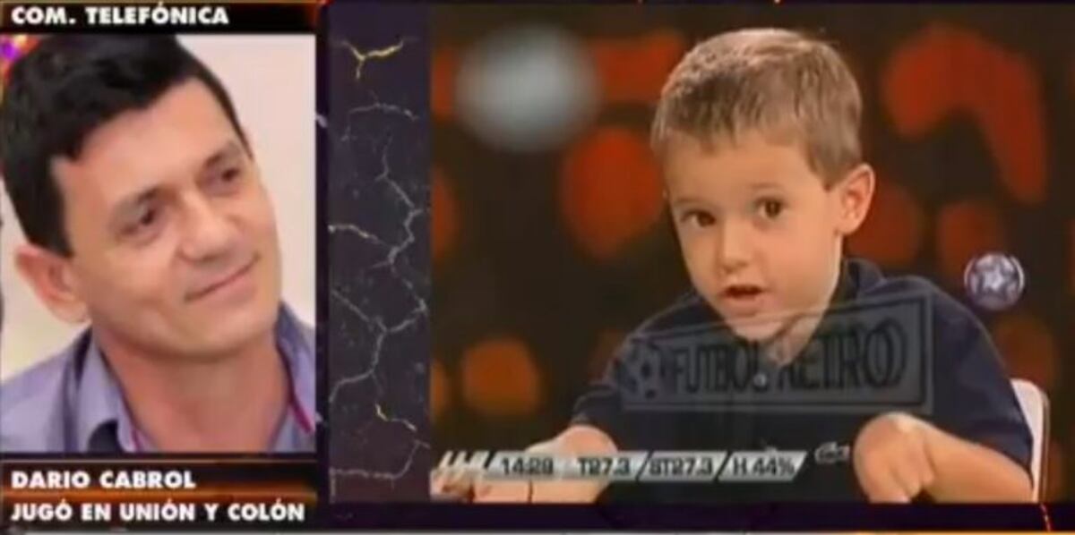 Se reencontraron el nene de Agrandadytos y Cabrol